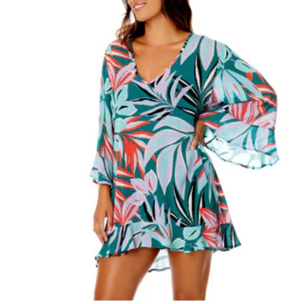 ANNE COLE FLOUNCE TUNIC NEW WITH TAG (a508